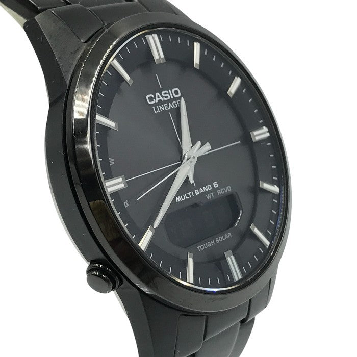 CASIO カシオ LINEAGE 腕時計 メンズ タフソーラー 電波 アナログ/デジタル アナデジ LCW-M170DB-1AJF 中古 T1