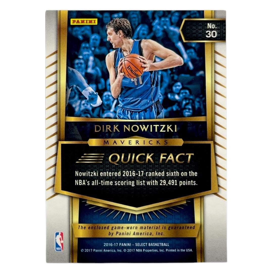 PANINI NBAカード SELECT DIRK NOWITZKI MAVERICKS #30 中古 IT2