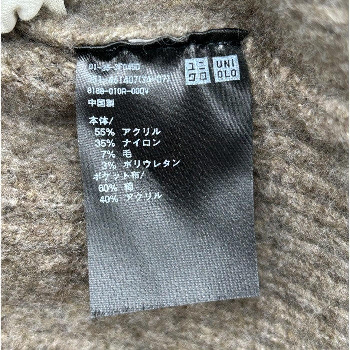 UNIQLO ユニクロ スフレヤーン スタンドカラー カーディガン 3XL トップス メンズ レディース ユニセックス 大きいサイズ ゆったり 中古 W4