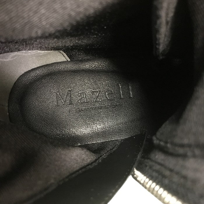 Mazell マゼル バンヤードストーム ブーツ レディース レースアップ 厚底 ミドル丈 サイドジップ ブラック 36 中古 T1