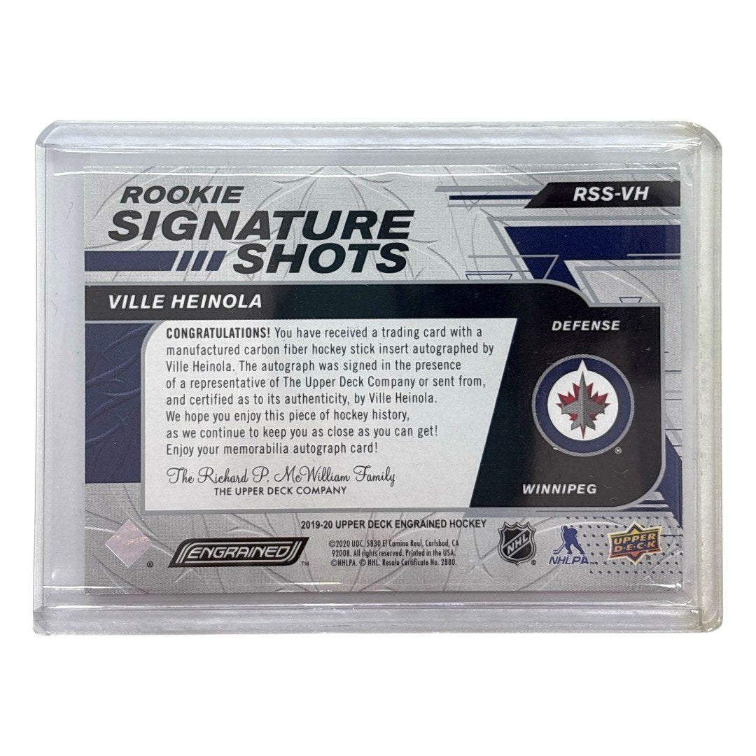 UPPER DECK NHLカード ENGRAINED VILLE HEINOLA WINNIPEG 93/99 #RSS-VH 中古 IT1
