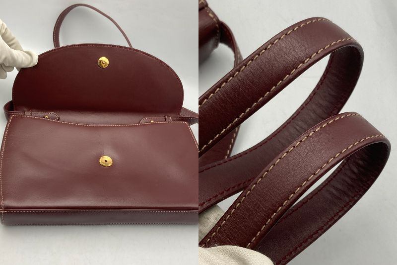 Cartier カルティエ マストライン 2WAY ショルダーバッグ クラッチバッグ 中古 D4
