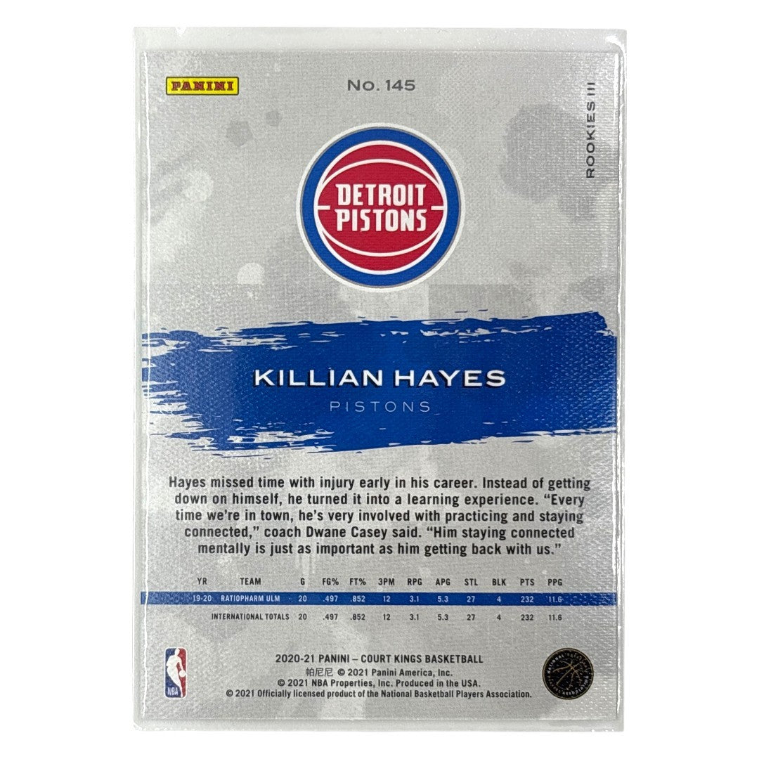 PANINI NBAカード COURT KINGS KILLIAN HAYES PISTONS #145 中古 IT1