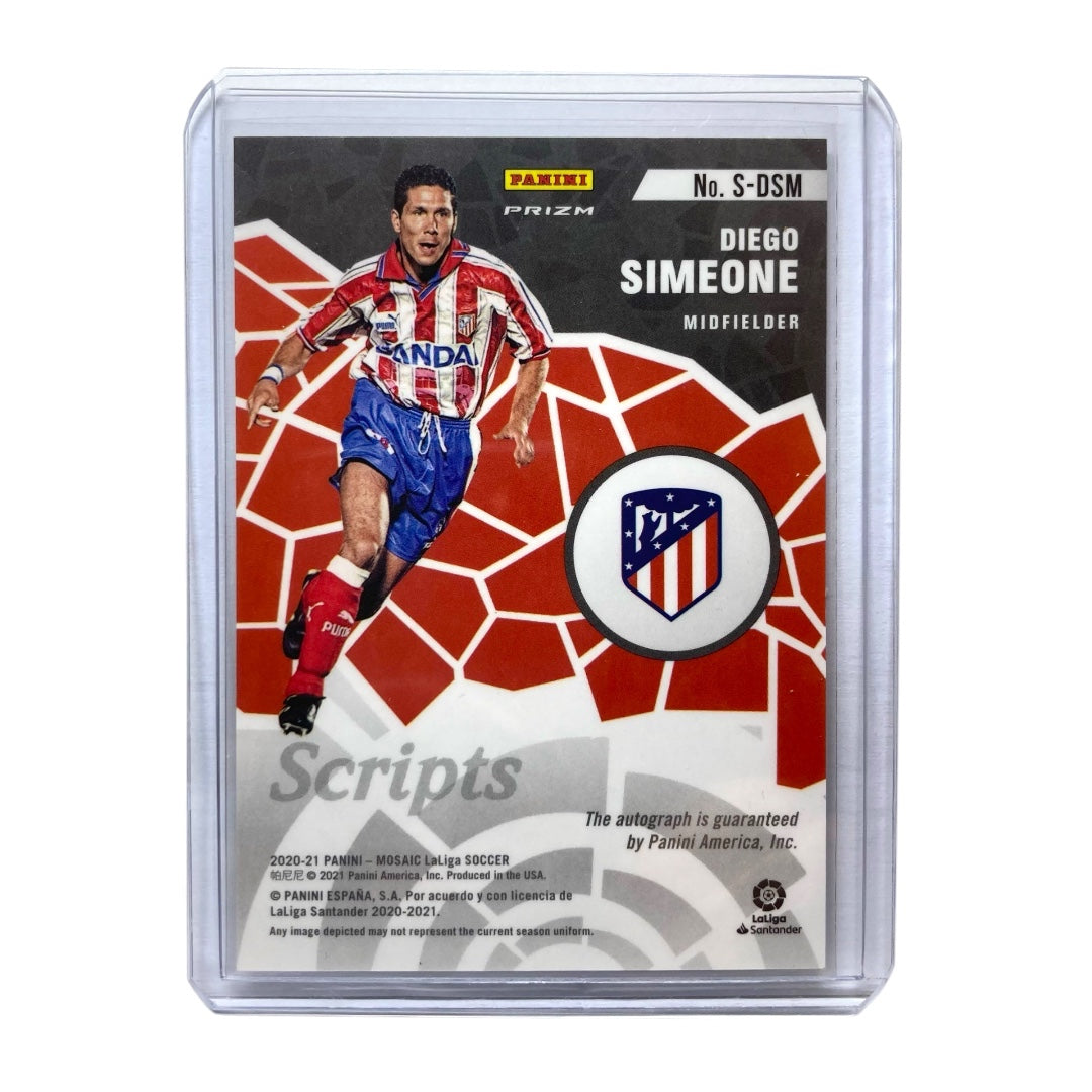 PANINI サッカーカード MOSAIC LALIGA PRIZM DIEGO SIMEONE ATLETICO DE MADRID #S-DSM 中古 IT2