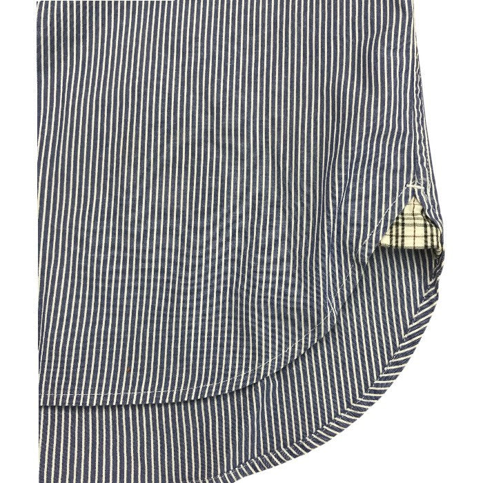 BURBERRY BLACKLABEL バーバリーブラックレーベル トップス メンズ オールシーズン シャツ ブルー Lサイズ BMW38-612-28 中古 M1
