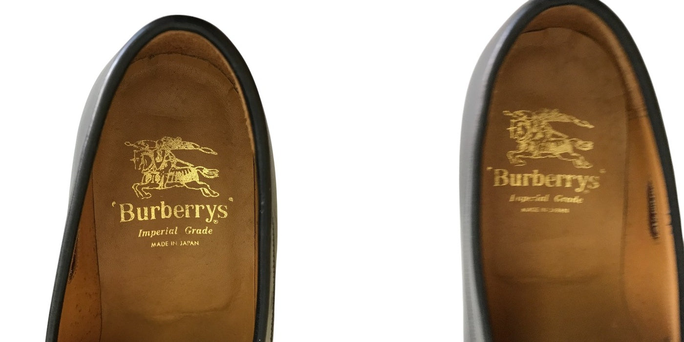 Burberrys バーバリーズ ローファー 24 1/2 EE 靴 シューズ レザー 本革 中古 W1