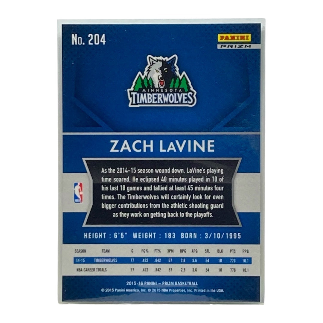 PANINI NBAカード PRIZM ZACH LAVINE TIMBERWOLVES #204 中古 IT2