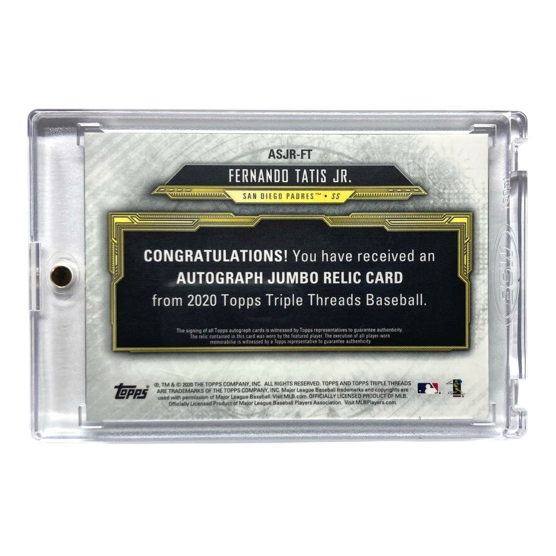 TOPPS MLBカード TOPPS TRIPLE THREADS FERNANDO TATIS JR. PADRES 78/99 #ASJR-FT 中古 IT2