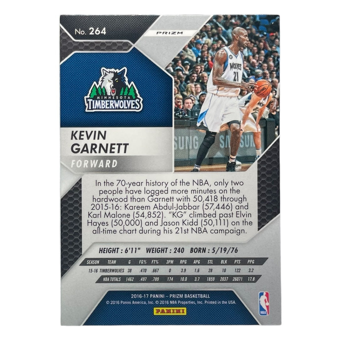 PANINI NBAカード PRIZM KEVIN GARNETT TIMBERWOLVES #264 中古 IT2