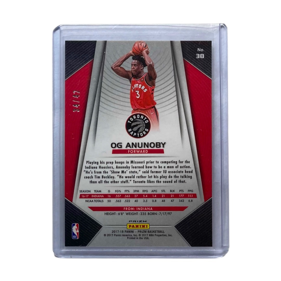 PANINI NBAカード PRIZM OG ANUNOBY TORONTO RAPTORS /42 #38 中古 IT2