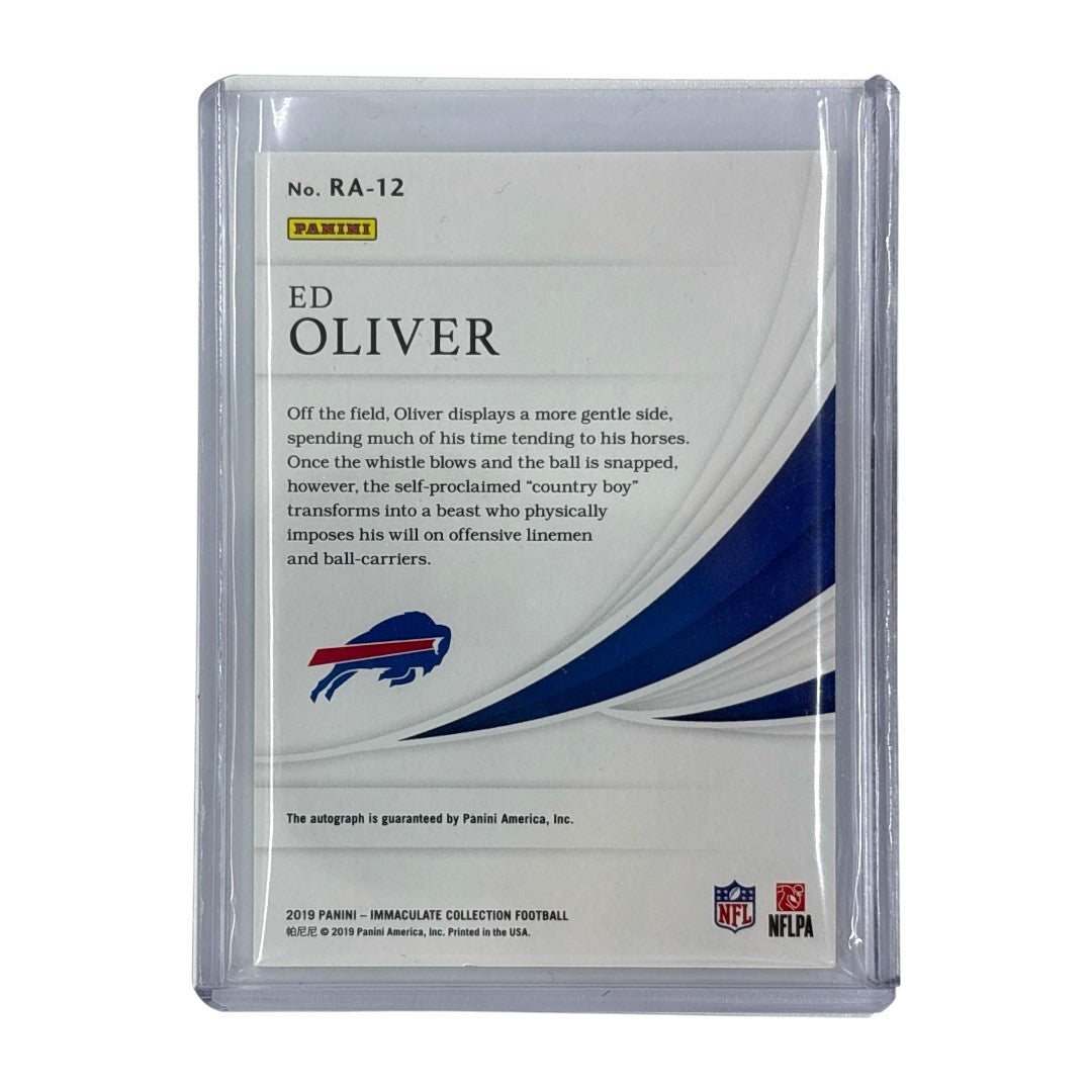 PANINI NFLカード IMMACULATE COLLECTION ED OLIVER BUFFALO BILLS 93/99 #RA-12 中古 IT1