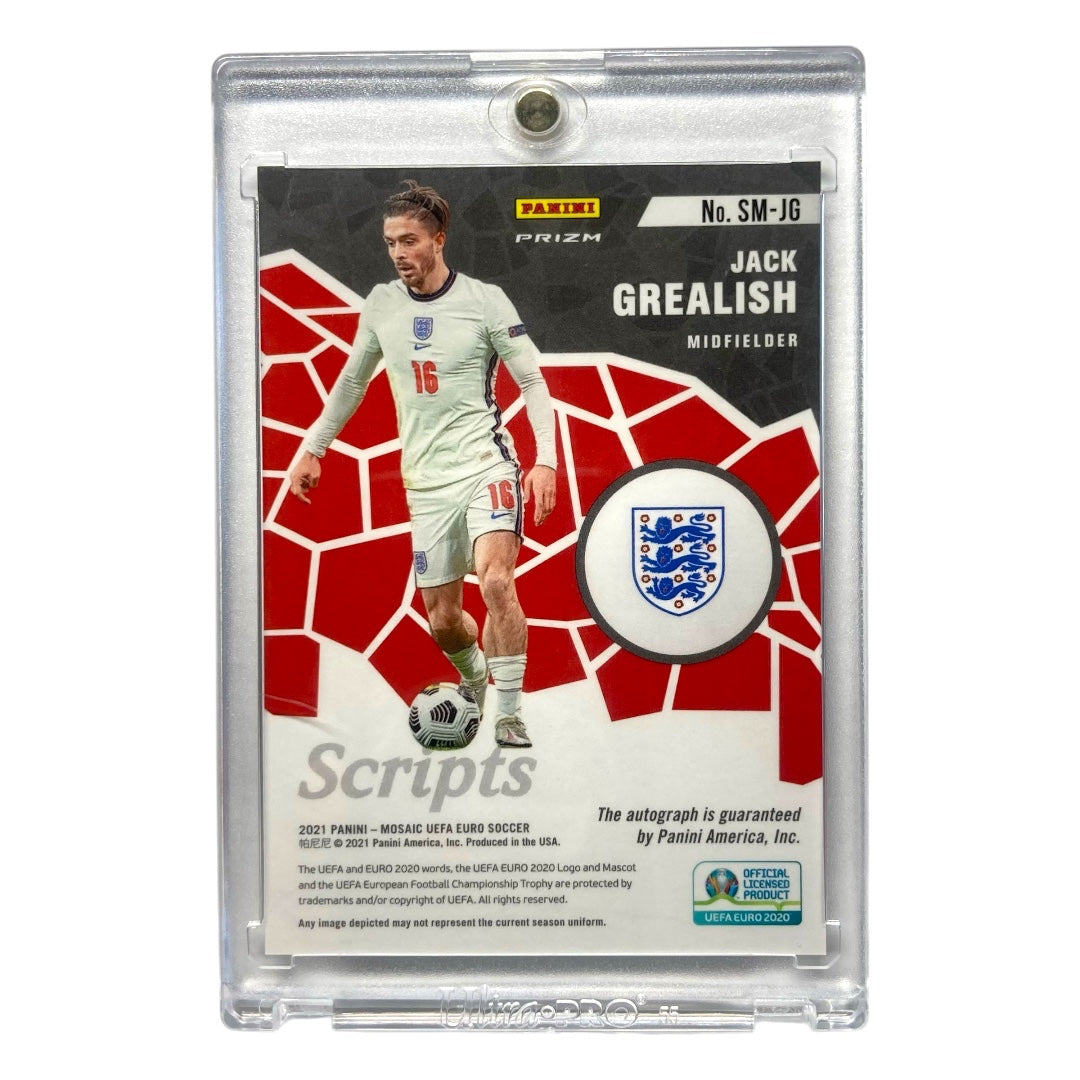 PANINI サッカーカード MOSAIC UEFA EURO PRIZM JACK GREALISH ENGLAND #SM-JG 中古 IT2