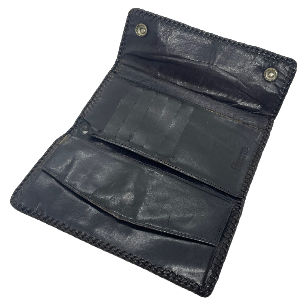 Bizarre ビザール スティングレイ レザー 三つ折り 財布 メンズ 中古 IT1
