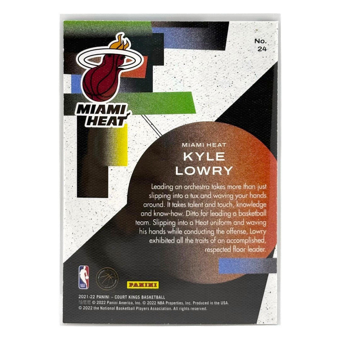 PANINI NBAカード COURT KINGS KYLE LOWRY MIAMI HEAT #24 中古 IT1