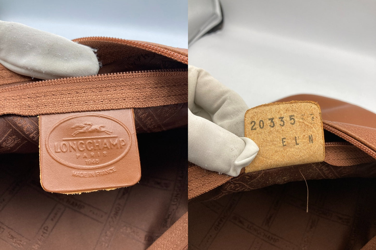 LONGCHAMP ロンシャン レザー ボディバッグ クロスボディ 中古 D4