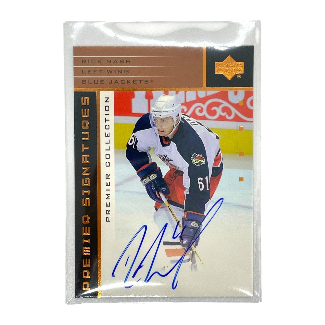 UPPER DECK NHLカード PREMIER COLLECTION RICK NASH BLUE JACKETS #S-RN 中古 IT1