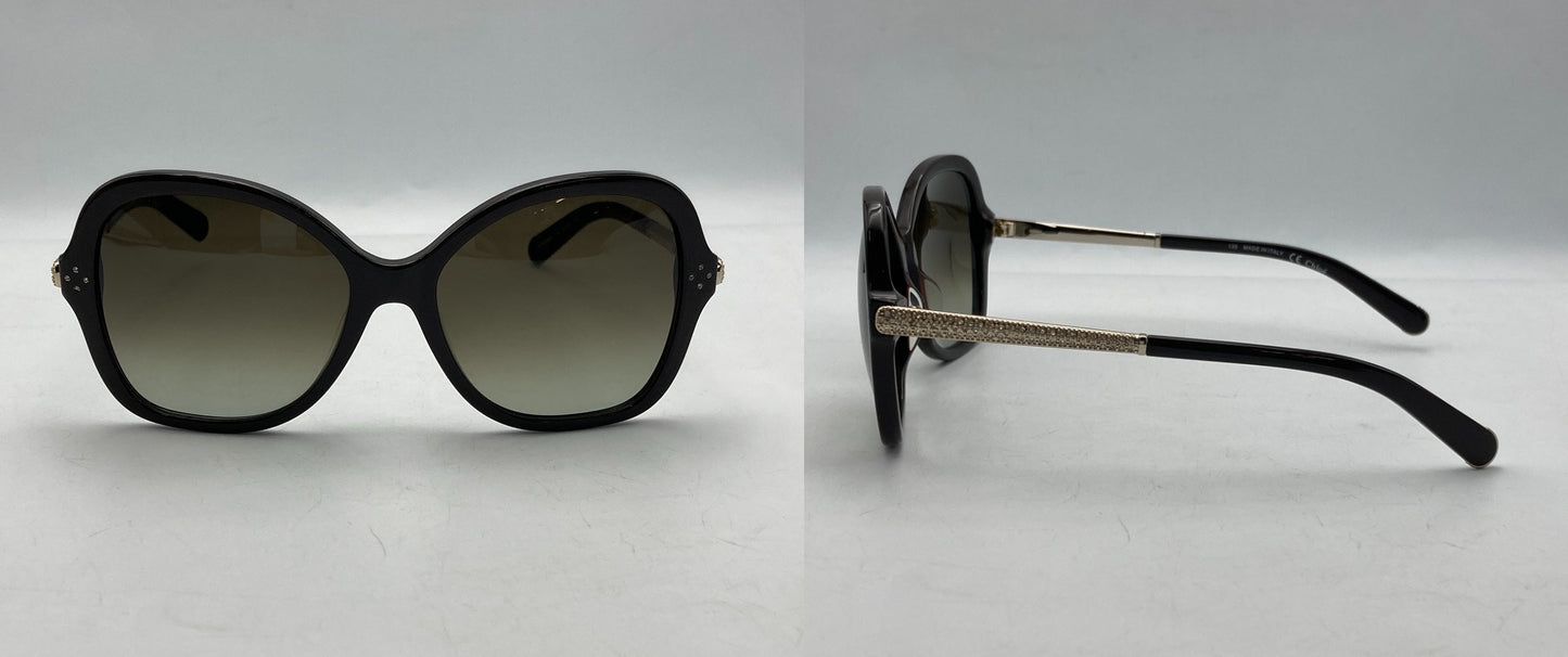 Chloe クロエ ラインストーン サングラス CE658SR 中古 D4