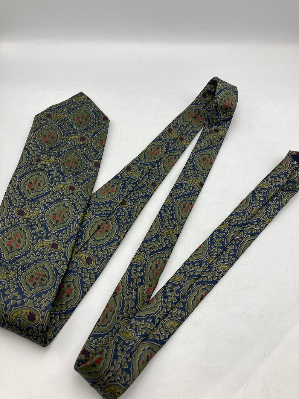 Christian Dior MONSIEUR クリスチャンディオール ムッシュ ペイズリー柄 ネクタイ シルク100% 中古 D4