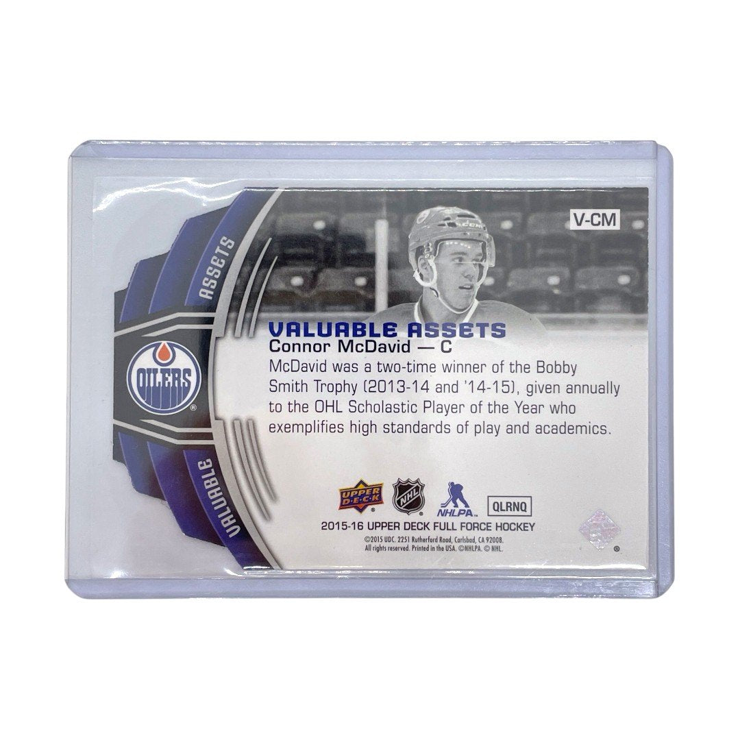 UPPER DECK NHLカード FULL FORCE CONNOR McDAVID OILERS #V-CM 中古 IT1