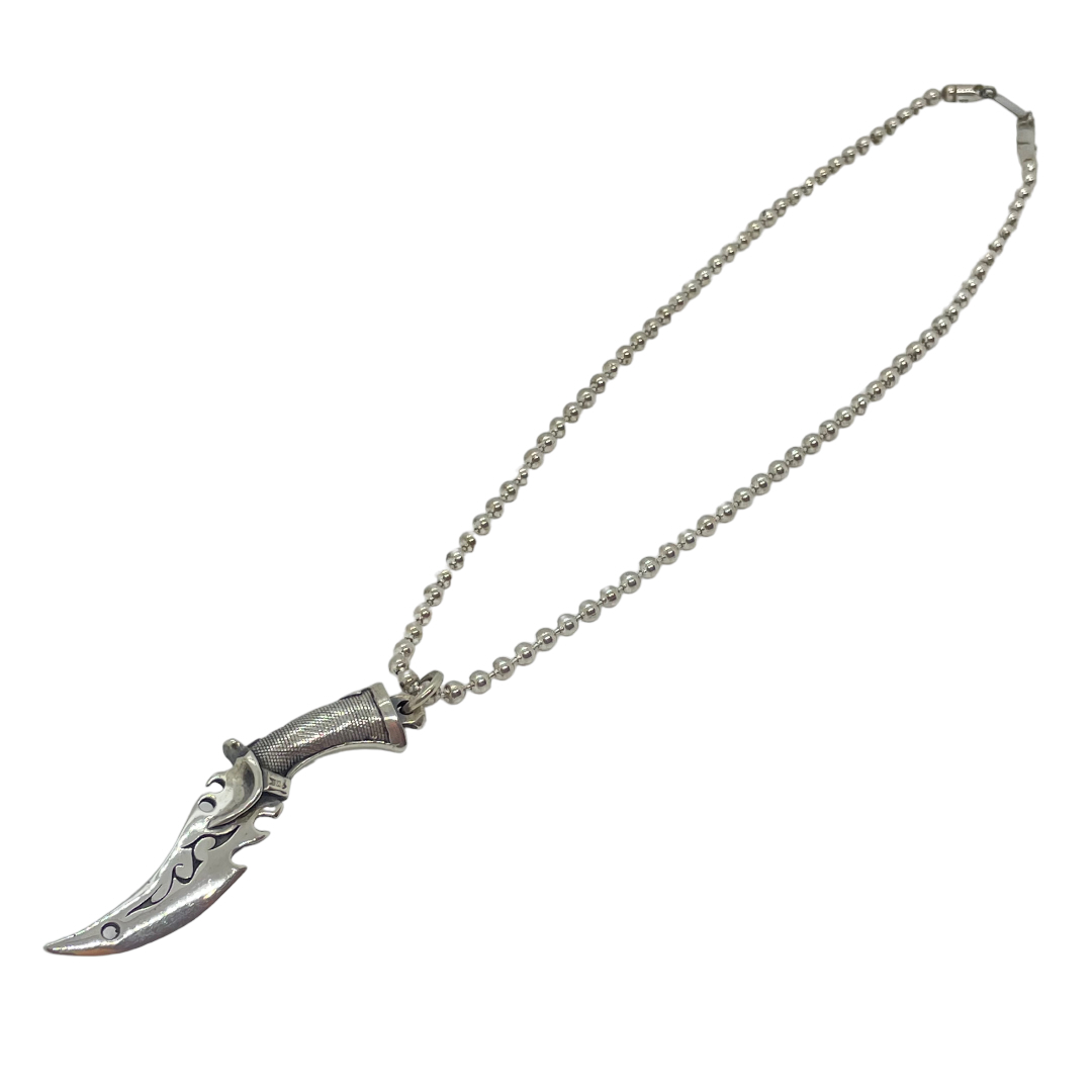 CRAZY PIG クレイジーピッグ BLADE RUNNER SWORD ブレードランナーソード ペンダント メンズ ボールチェーン付 中古 IT1