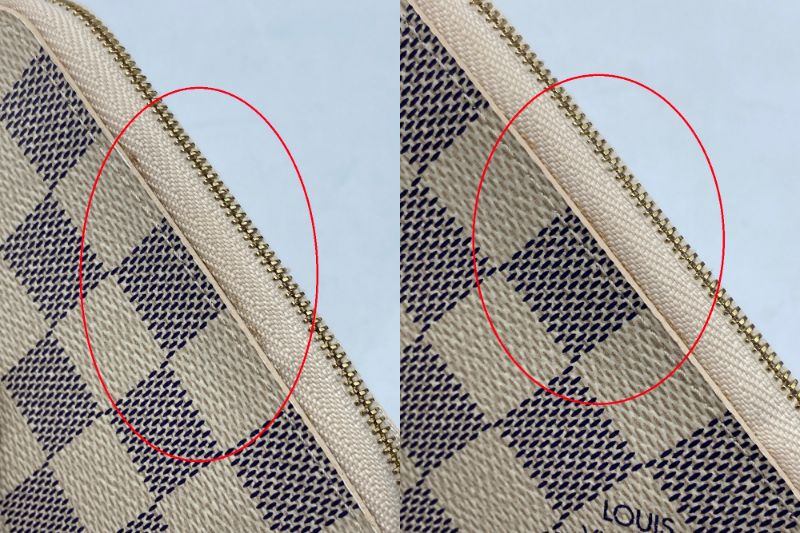 LOUIS VUITTON ルイヴィトン ダミエアズール ジッピーコインパース N63069 中古 D4