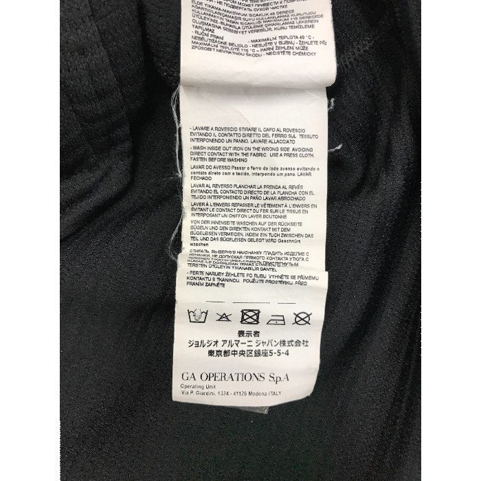 EMPORIO ARMAN エンポリオアルマーニ ジャケット メンズ オールシーズン フルジップ ブラック S 中古 M1