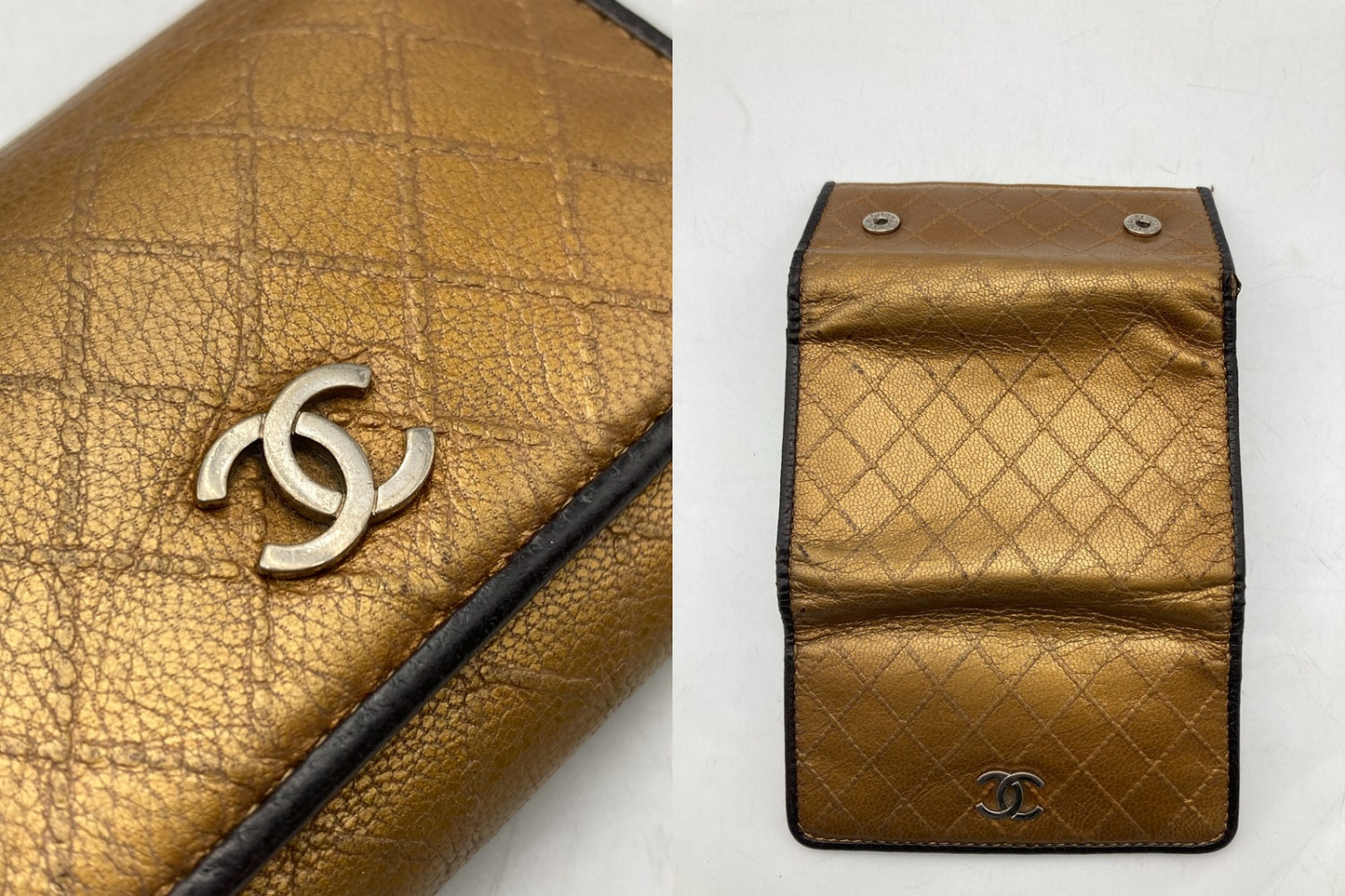 CHANEL シャネル ビコローレ キーケース 6連 中古 D4
