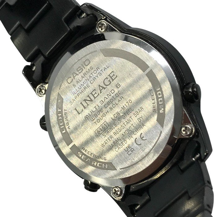 CASIO カシオ LINEAGE 腕時計 メンズ タフソーラー 電波 アナログ/デジタル アナデジ LCW-M170DB-1AJF 中古 T1