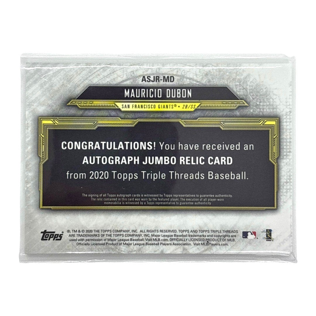 TOPPS MLBカード TRIPLE THREADS MAURICIO DUBON SAN FRANCISCO GIANTS 64/99 #ASJR-MD 中古 IT1