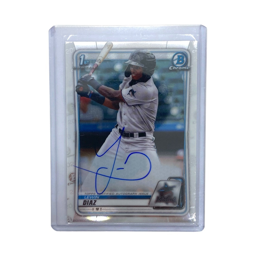 TOPPS MLBカード BOWMAN CHROME LEWIN DIAZ MARLINS #CPA-LD 中古 IT2