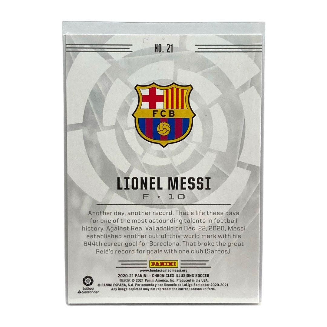 PANINI サッカーカード CHRONICLES ILLUSIONS LIONEL MESSI BARCELONA #21 中古 IT2