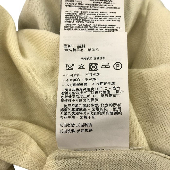 EMPORIO ARMAN エンポリオアルマーニ ニットトップス メンズ 秋冬 綿100% アイボリー/グレー Mサイズ 3D1MV7 1M07Z 中古 M1