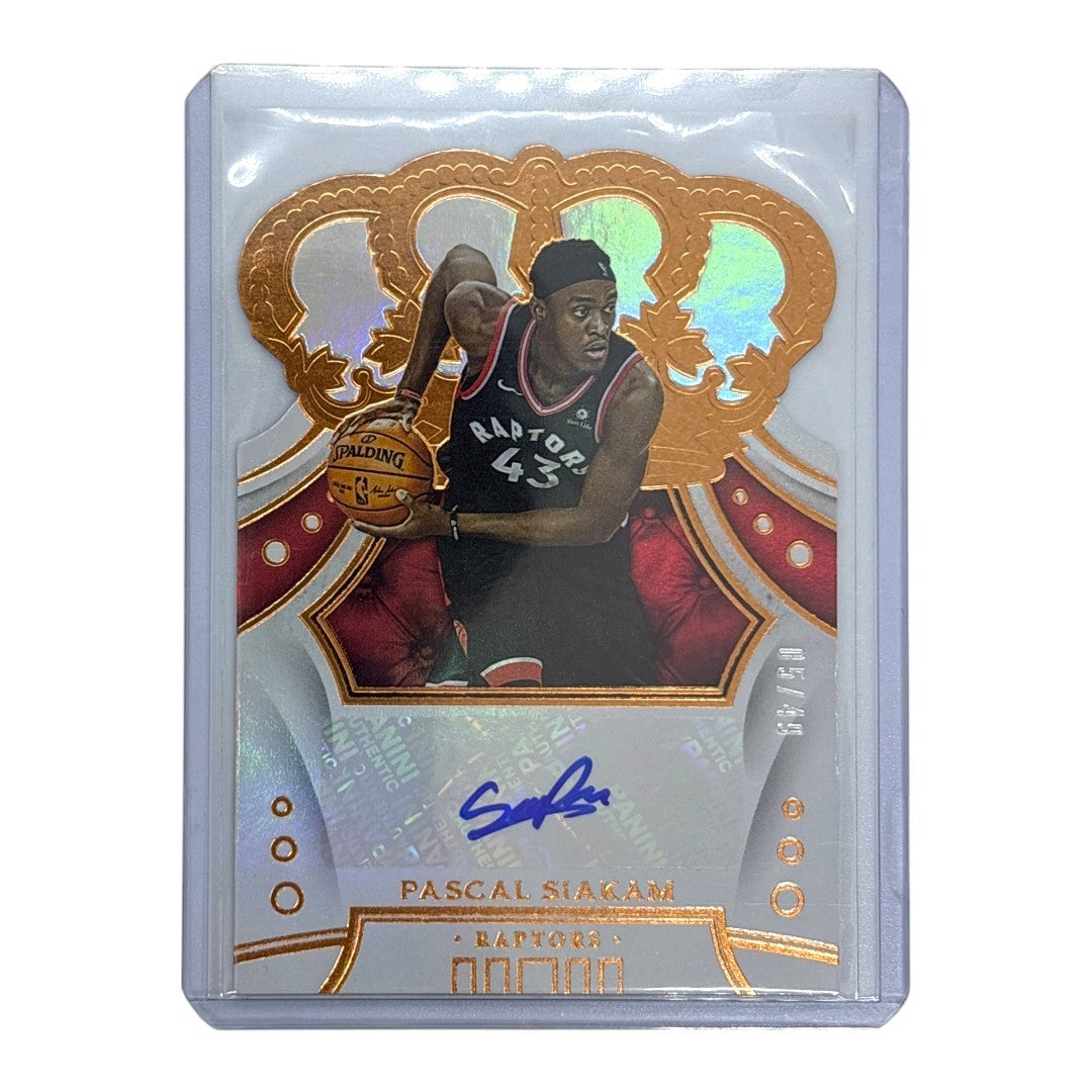 PANINI NBAカード CROWN ROYALE DIE-CUT PASCAL SIAKAM TORONTO RAPTORS 05/49 #CA-PSK 中古 IT1