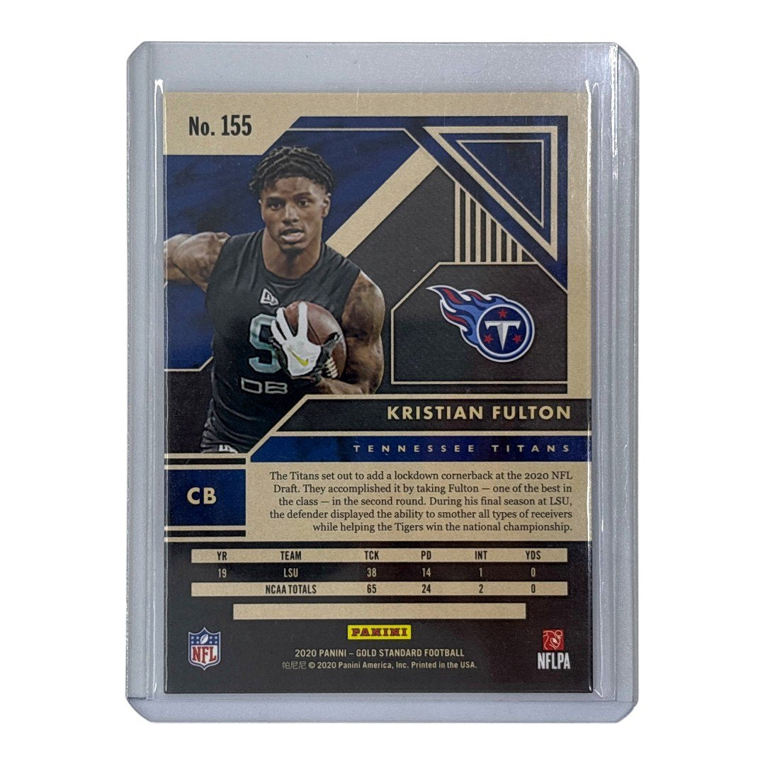 PANINI NFLカード GOLD STANDARD KRISTIAN FULTON TENNESSEE TITANS 4/5 #155 中古 IT1