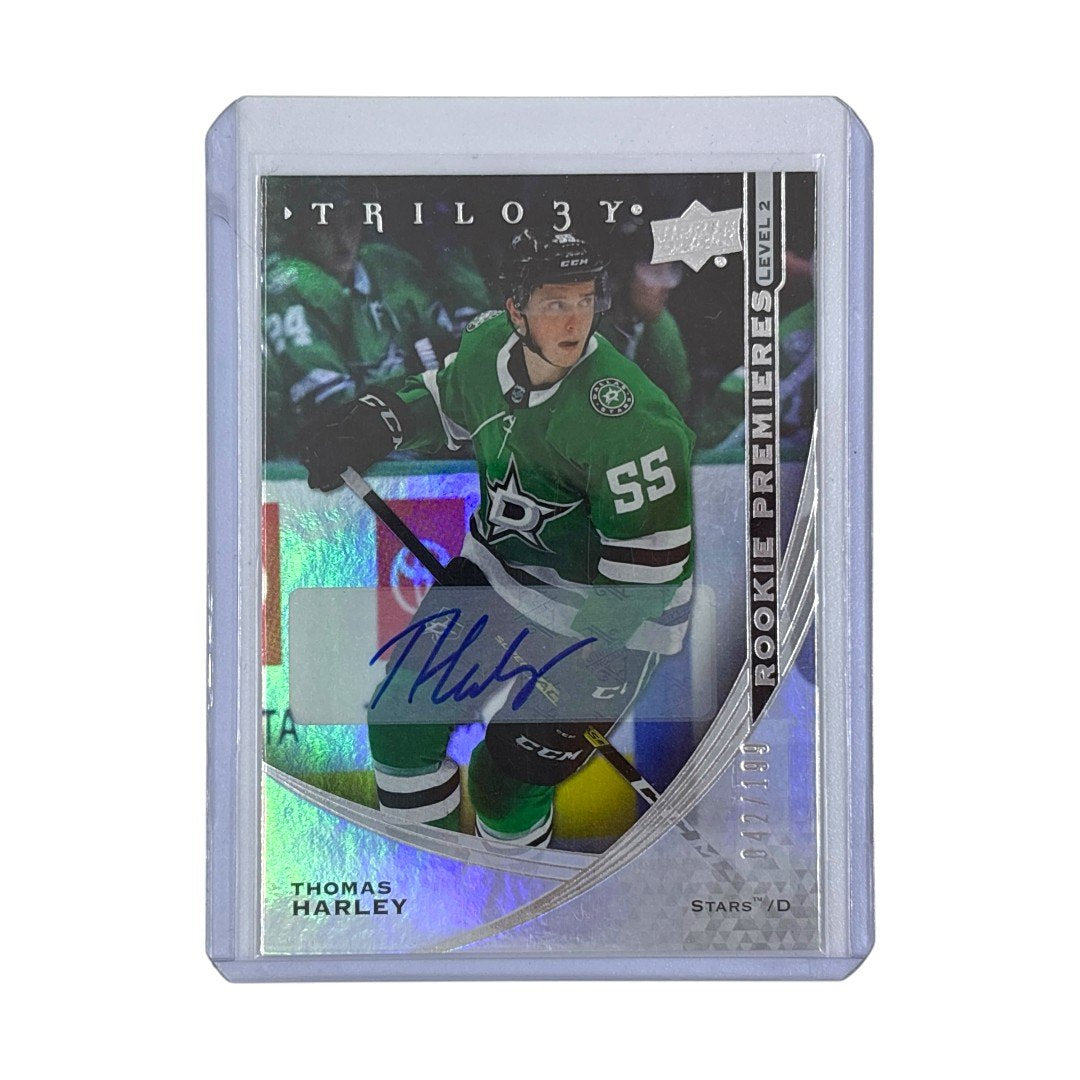 UPPER DECK NHLカード TRILOGY THOMAS HARLEY STARS 042/199 #108 中古 IT1