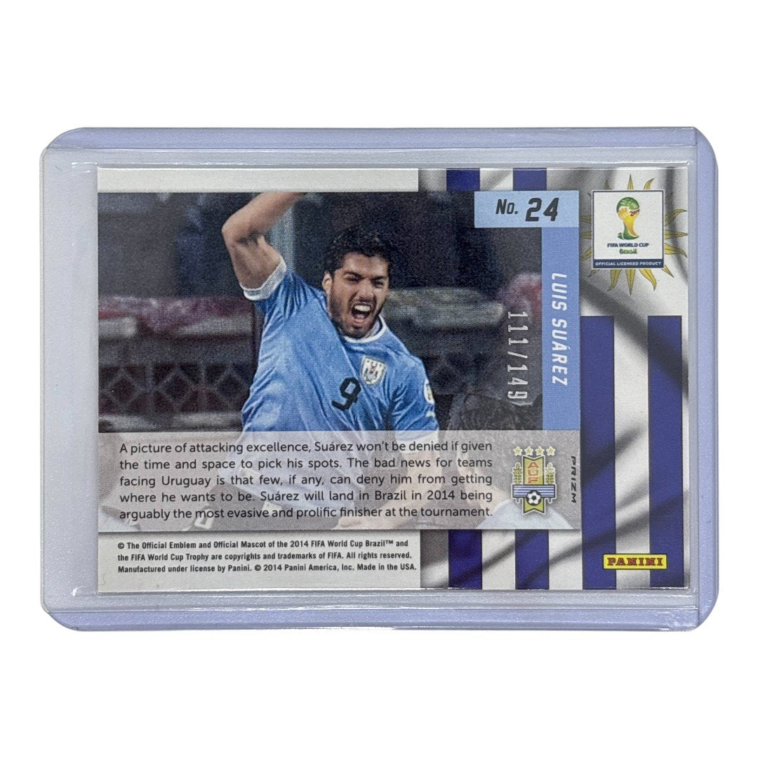 PANINI サッカーカード PRIZM NET FINDERS FIFA WORLD CUP LUIS SUAREZ URUGUAY /149 #24 中古 IT1