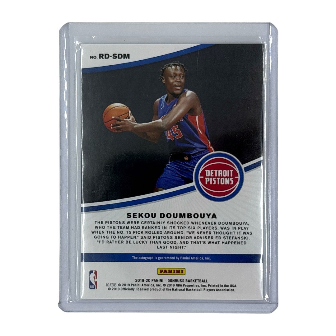PANINI NBAカード DONRUSS SEKOU DOUMBOUYA DETROIT PISTONS 46/99 #RD-SDM 中古 IT1