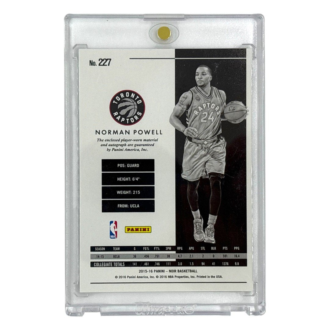 PANINI NBAカード NOIR NORMAN POWELL RAPTORS 1/2 #227 中古 IT1