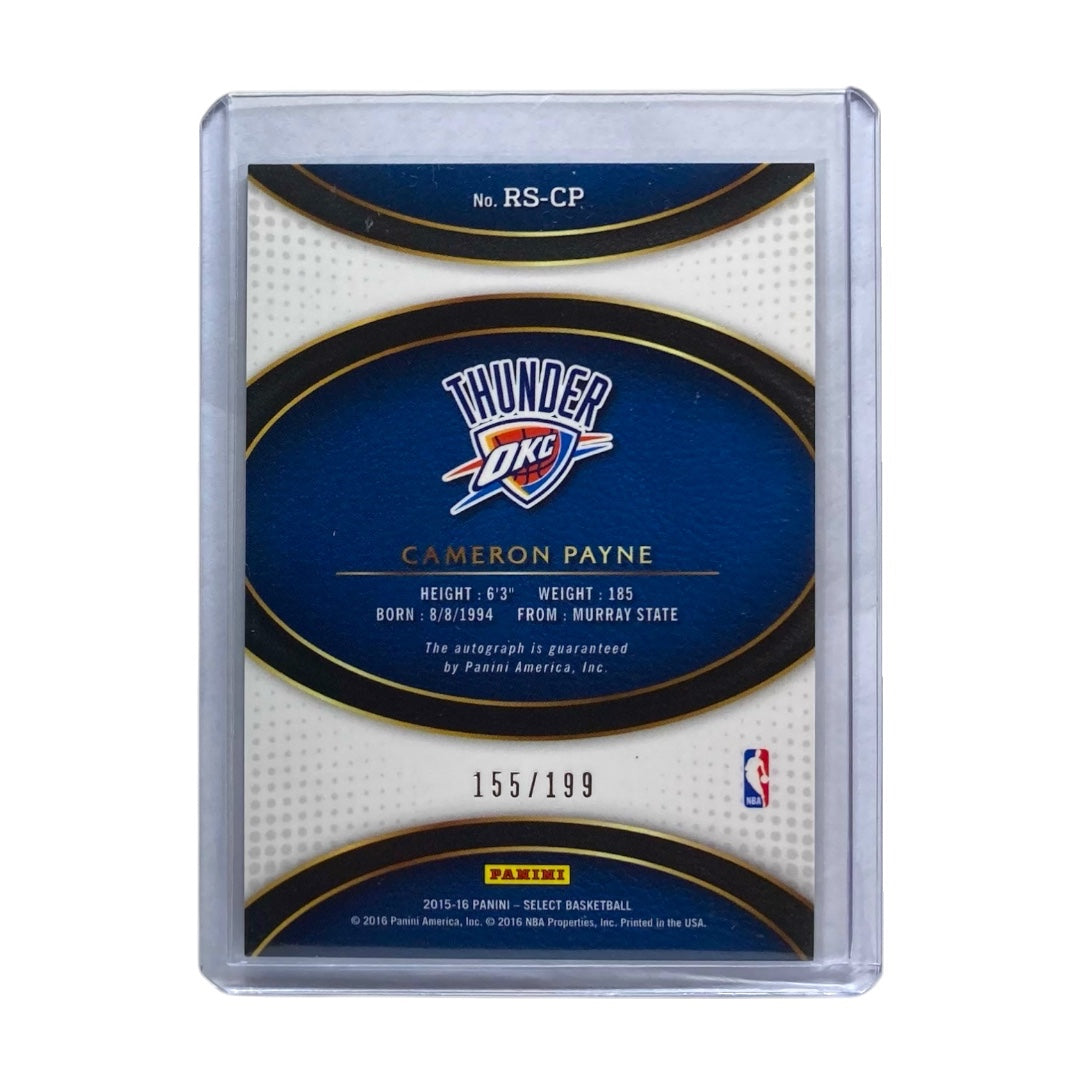 PANINI NBAカード SELECT CAMERON PAYNE OKLAHOMA CITY THUNDER /199 #RS-CP 中古 IT2