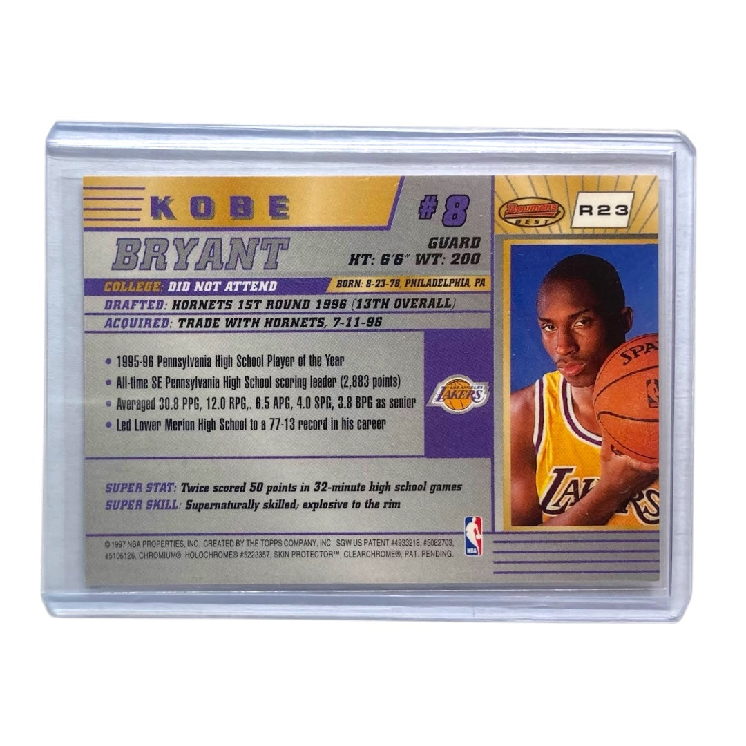 TOPPS NBAカード BOWMANS BEST KOBE BRYANT LAKERS #R23 中古 IT2