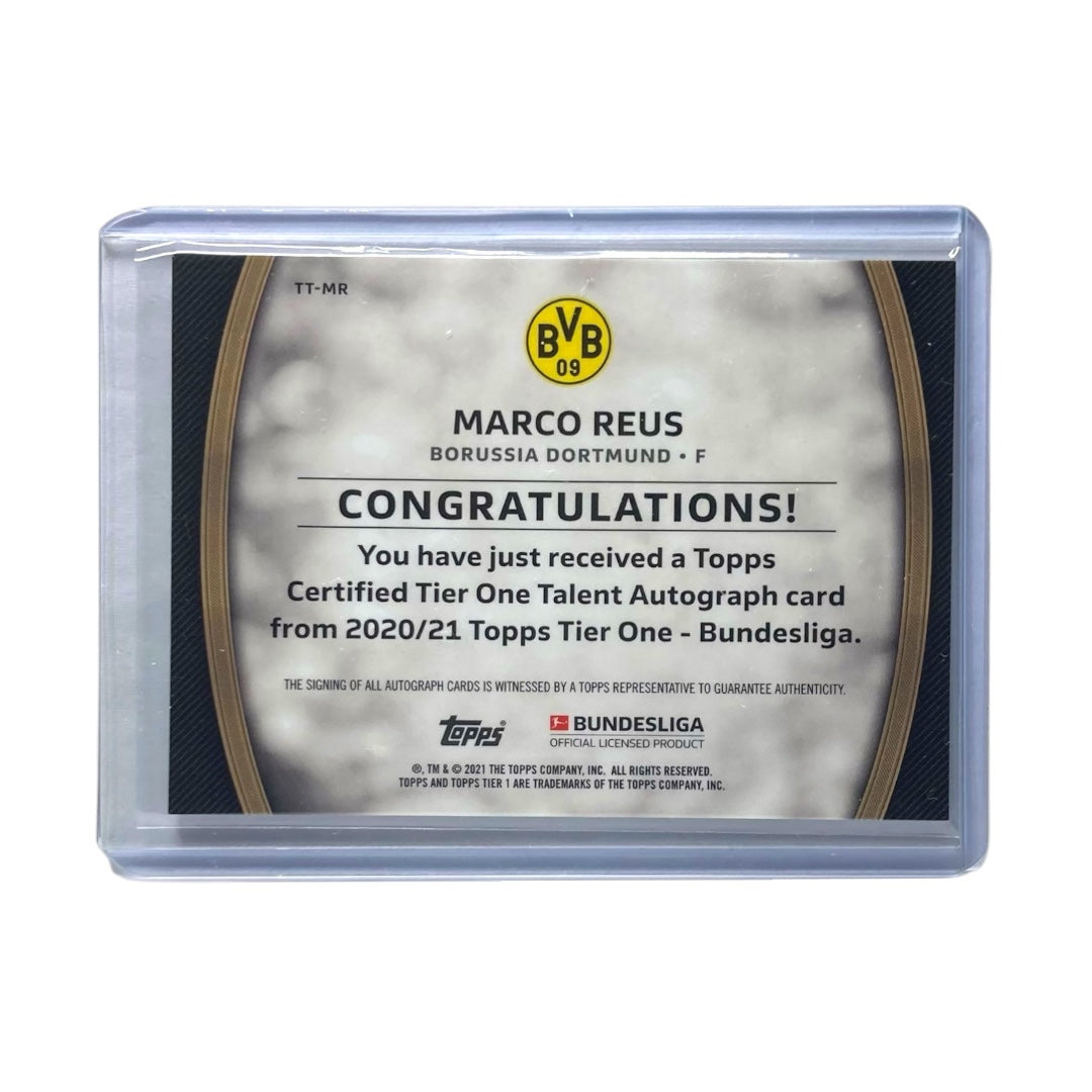 TOPPS サッカーカード TIER 1 MARCO REUS BORUSSIA DORTMUND /100 #TT-MR 中古 IT2