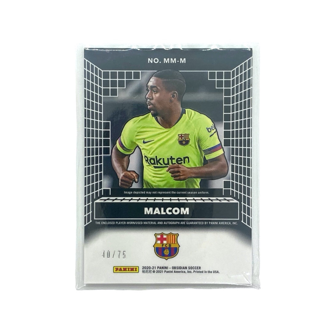 PANINI サッカーカード OBSIDIAN MALCOM BARCELONA 40/75 #MM-M 中古 IT1