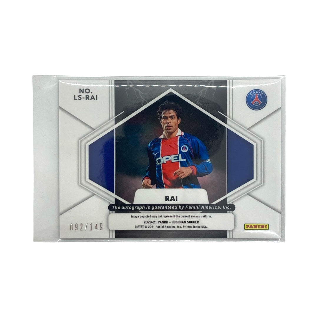 PANINI サッカーカード OBSIDIAN RAI PARIS SAINT GERMAIN 092/149 #LS-RAI 中古 IT1