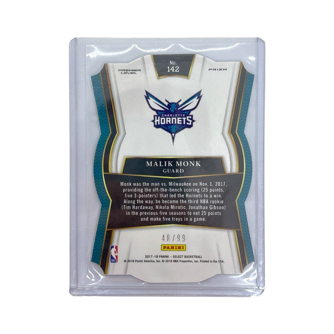 PANINI NBAカード SELECT PRIZM MALIK MONK CHARLOTTE HORNETS 48/99 #142 中古 IT1