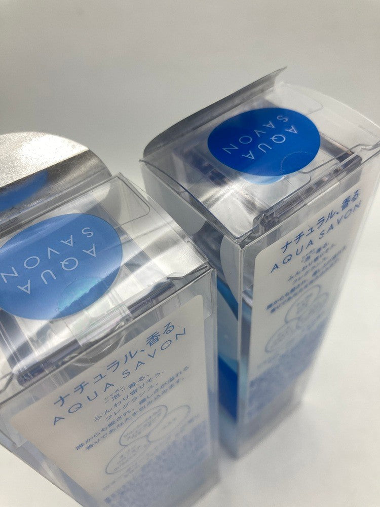 AQUA SAVON アクアシャボン オードトワレ 80ml ウォータリーシャンプー シャンプーフローラル 2点セット 中古 D4