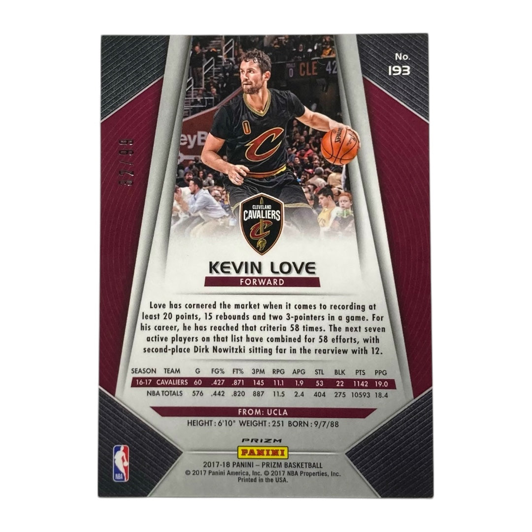 PANINI NBAカード PRIZM KEVIN LOVE CLEVELAND CAVALIERS /99 #193 中古 IT2