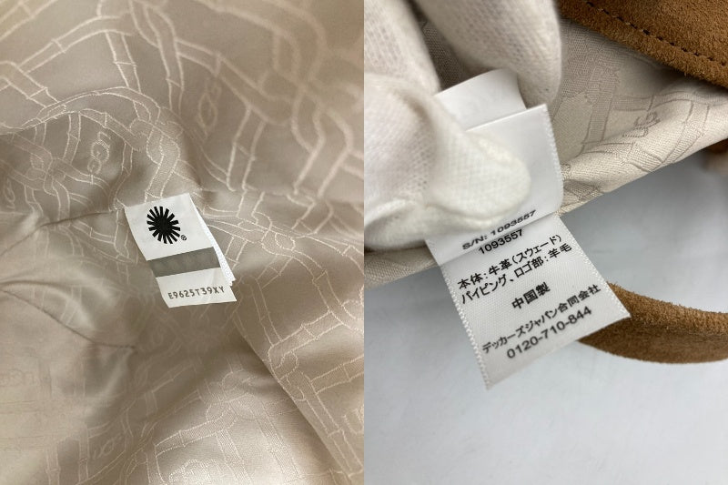UGG アグ スウェード トートバッグ 1093557 中古 D4