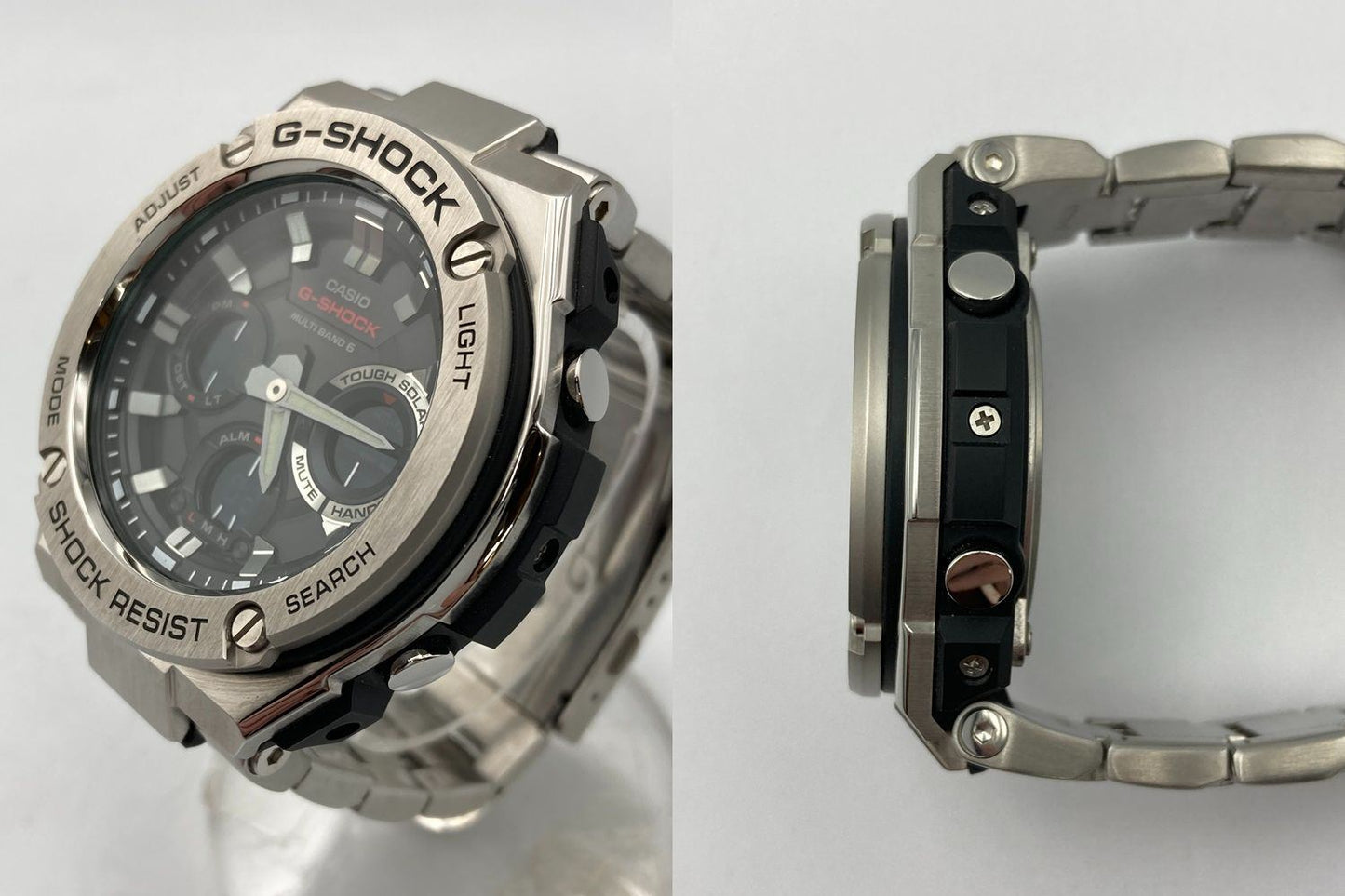 CASIO カシオ ジーショック Gスチール タフソーラー 腕時計 GST-W110D-1AJF 中古 D4