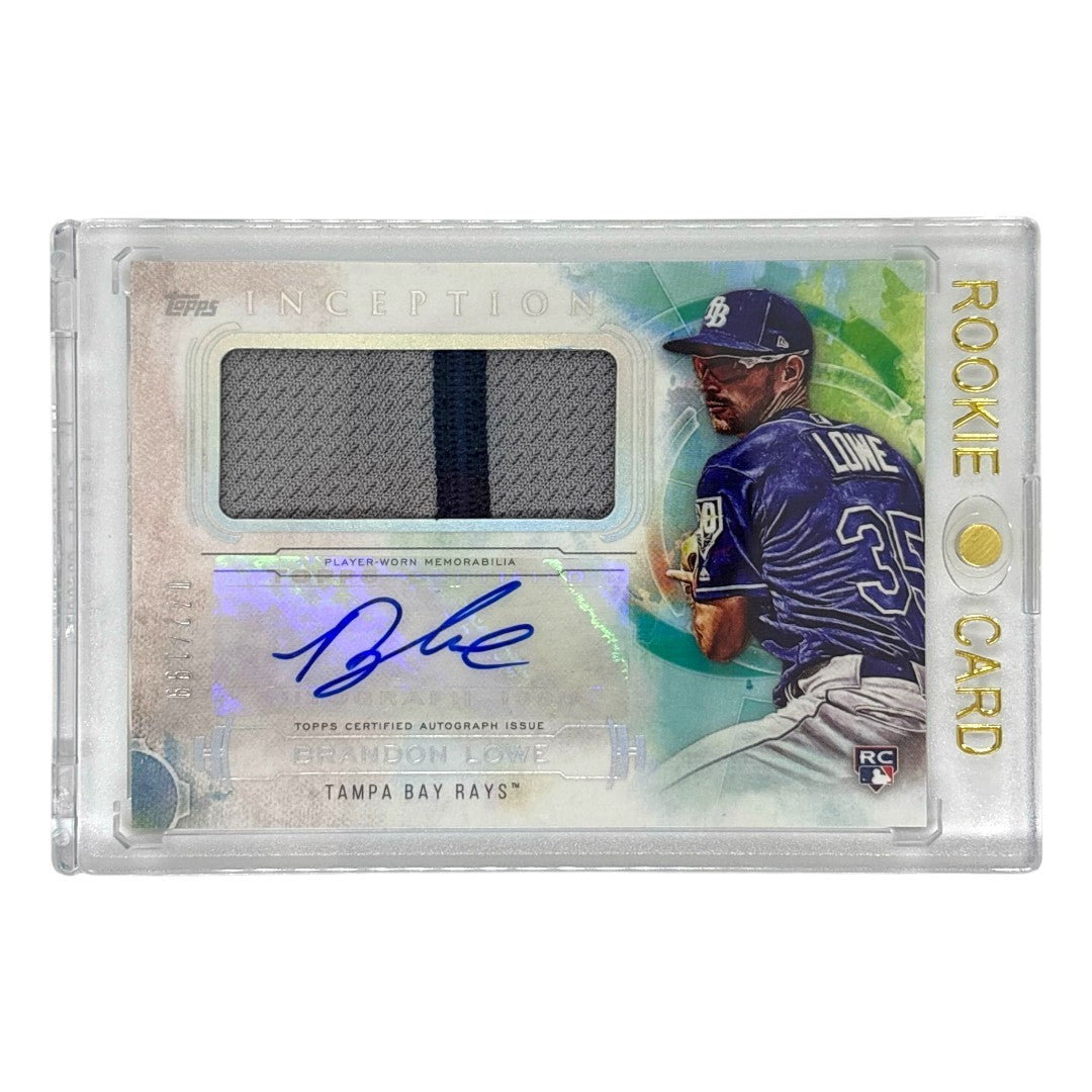 TOPPS MLBカード INCEPTION BRANDON LOWE TAMPA BAY RAYS 072/199 #IAP-BL 中古 IT1
