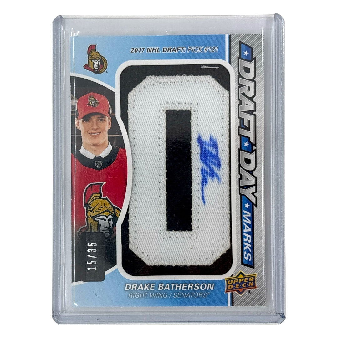 UPPER DECK NHLカード SP GAME USED DRAKE BATHERSON SENATORS 15/35 #DDM-DB 中古 IT1